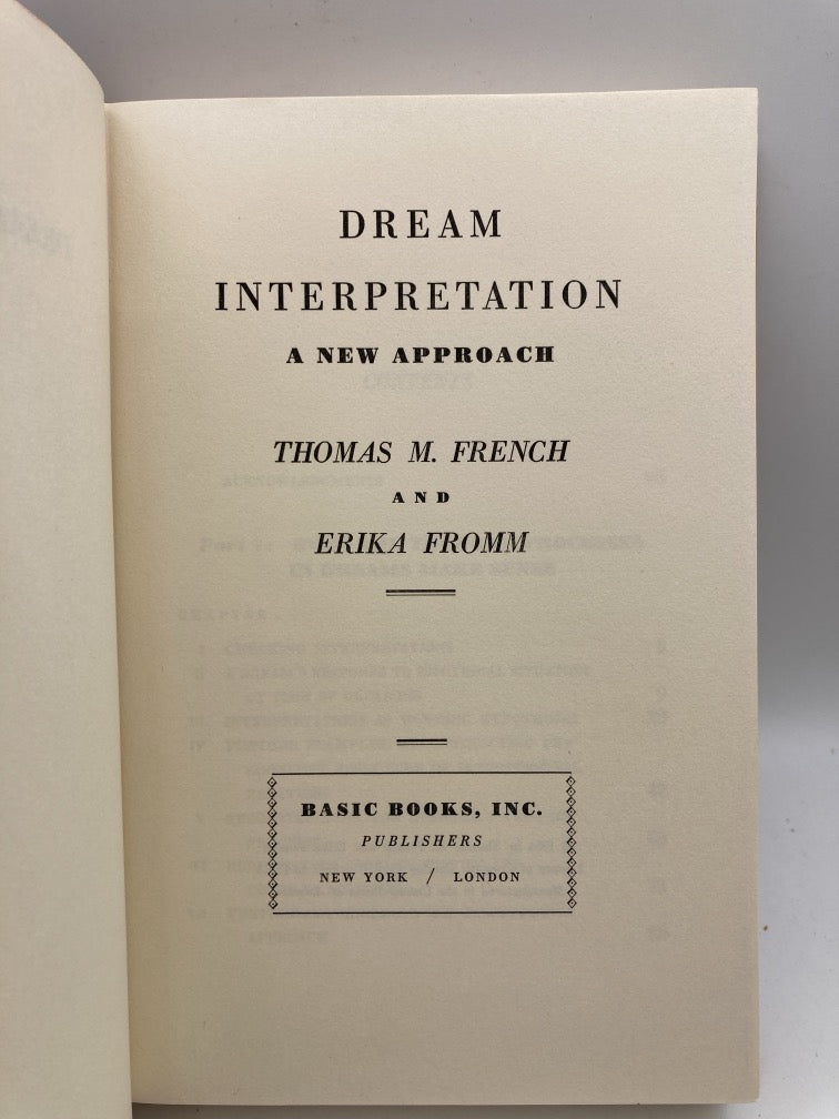 Dream Interpretation: A New Approach