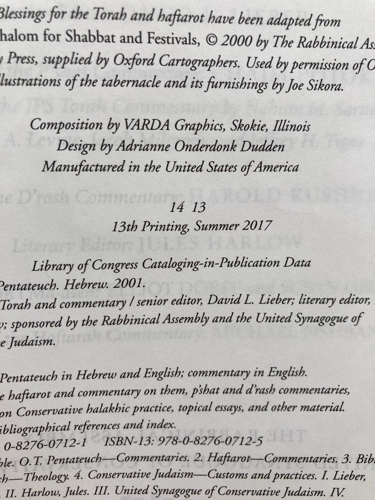 Torah and Commentary