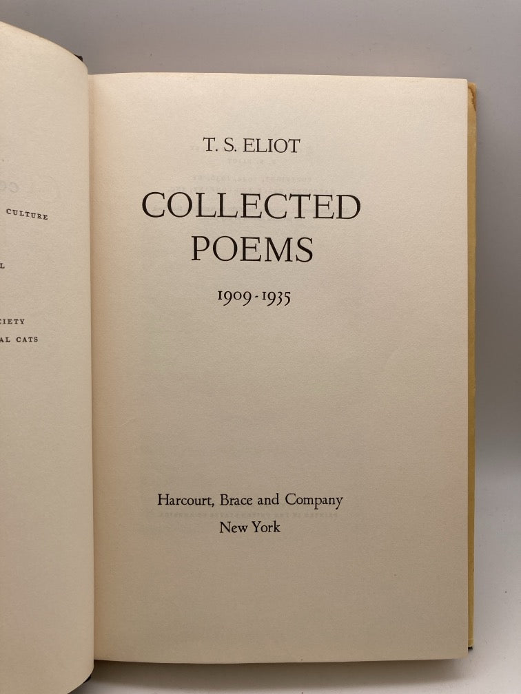 Collected Poems of T.S. Eliot