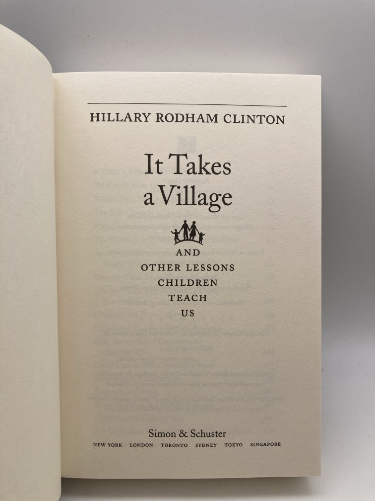 It Takes a Village: And Other Lessons Children Teach Us (signed)
