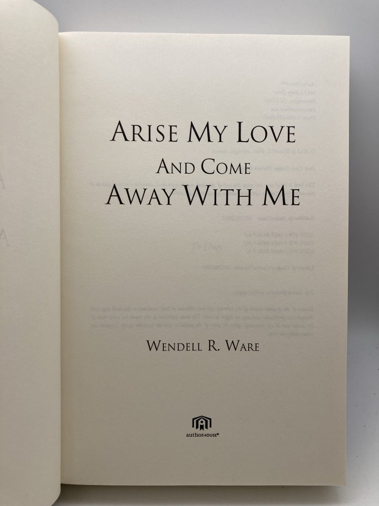 Arise My Love and Come Away With Me