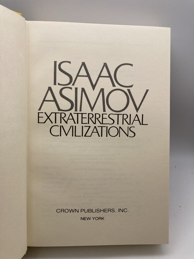 Isaac Asimov: Extraterrestrial Civilizations