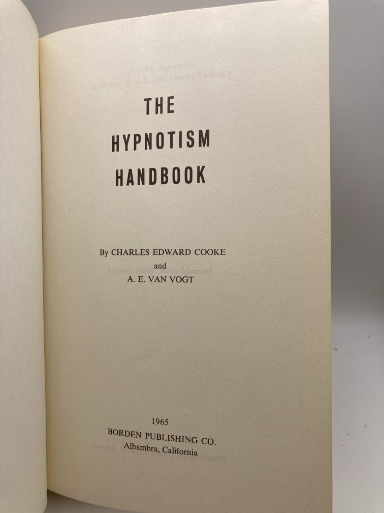 Hypnotism Handbook