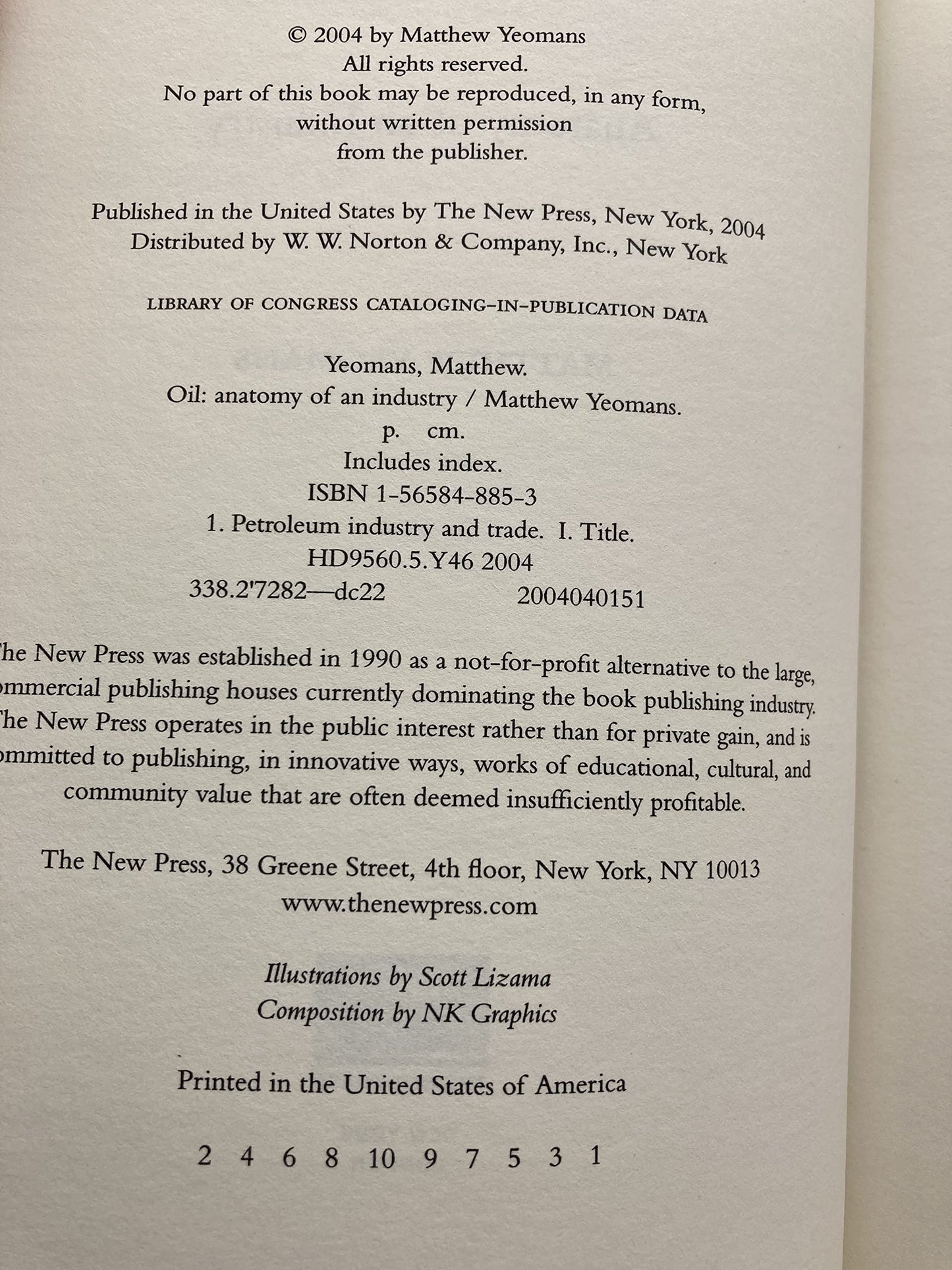 Oil: Anatomy of an Industry