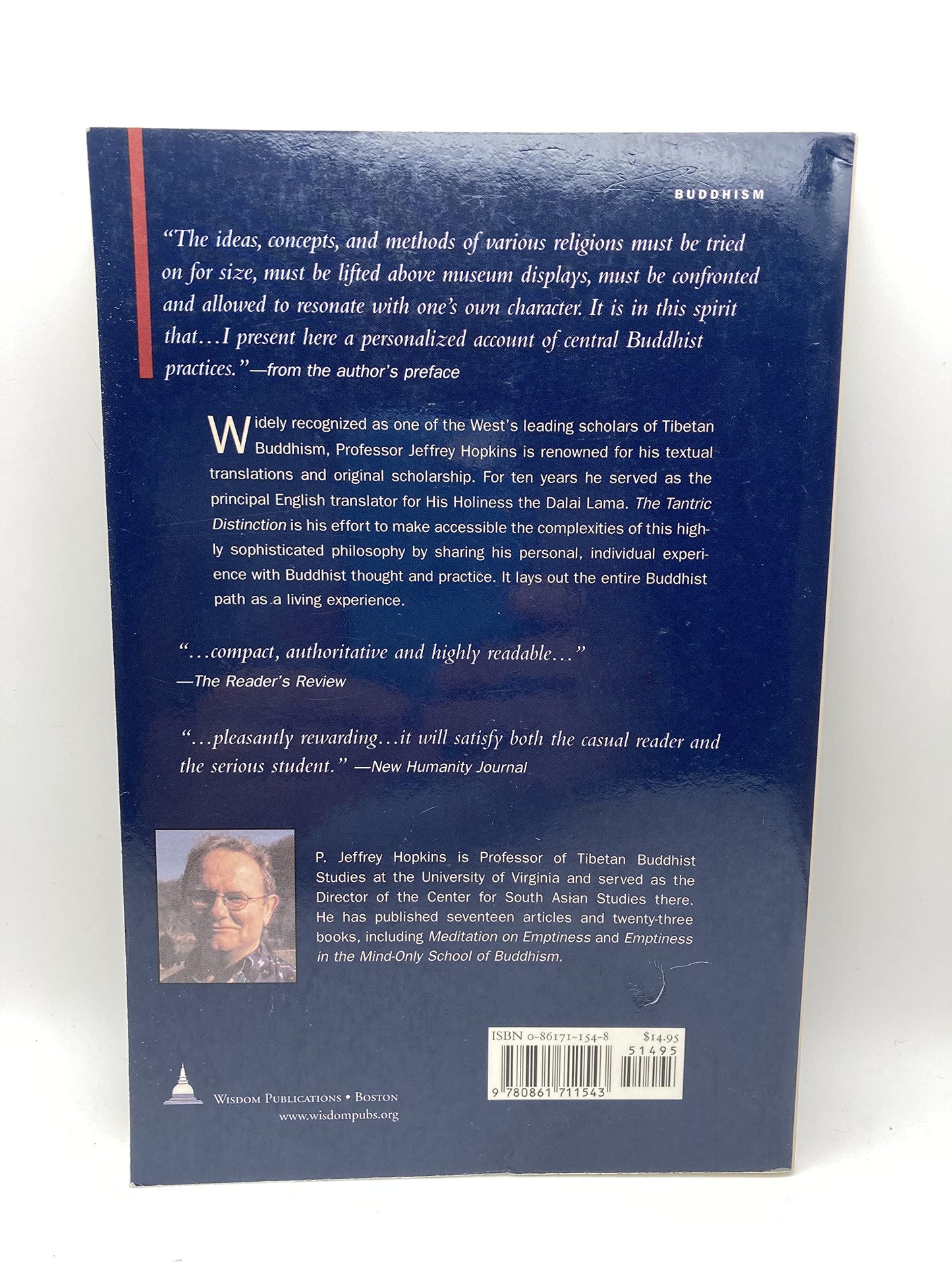 The Tantric Distinction: A Buddhist's Reflections on Compassion and Emptiness