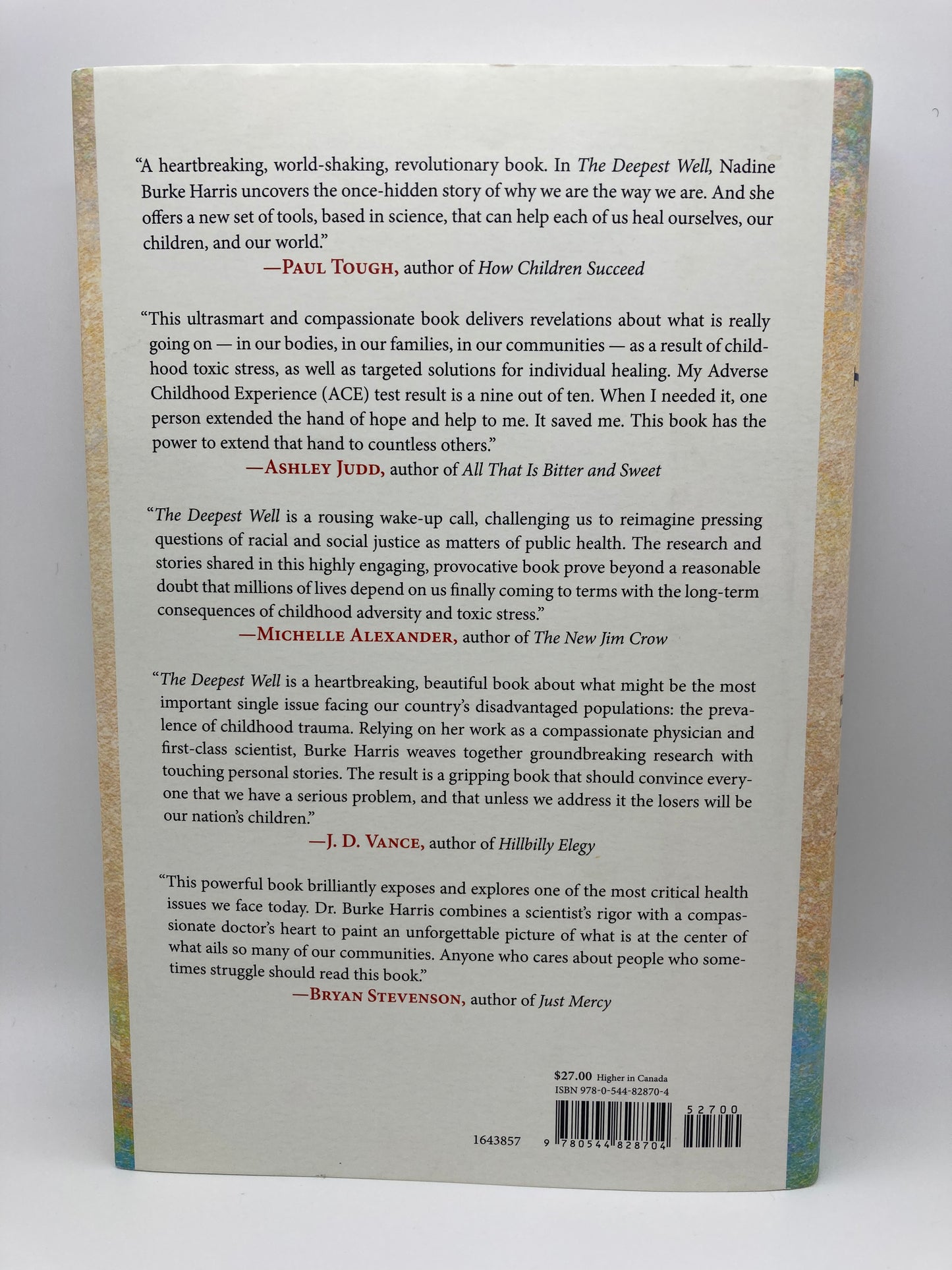 The Deepest Well: Healing the Long-Term Effects of Childhood Adversity