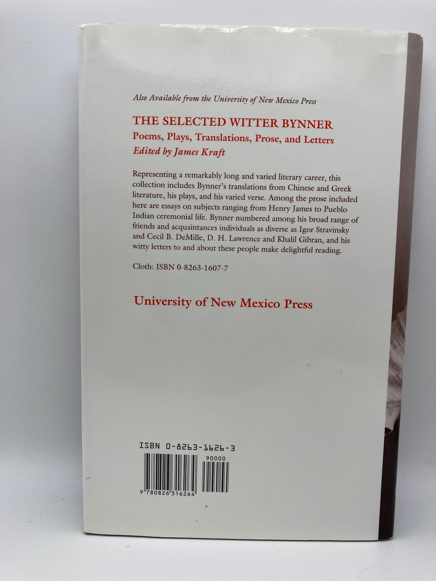 Who Is Witter Bynner?: A Biography