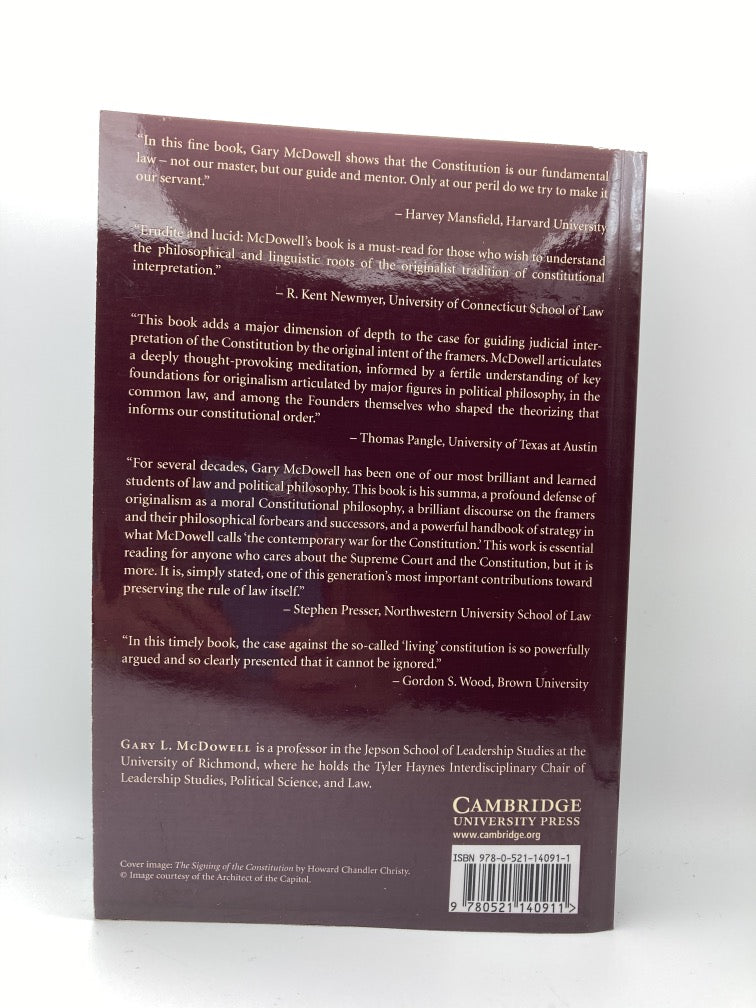 The Language of Law and the Foundations of American Constitutionalism