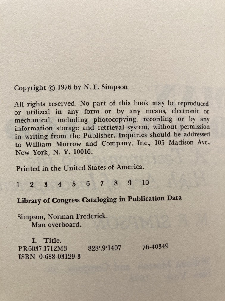 Man Overboard: A Testimonial to the High Art of Incompetence