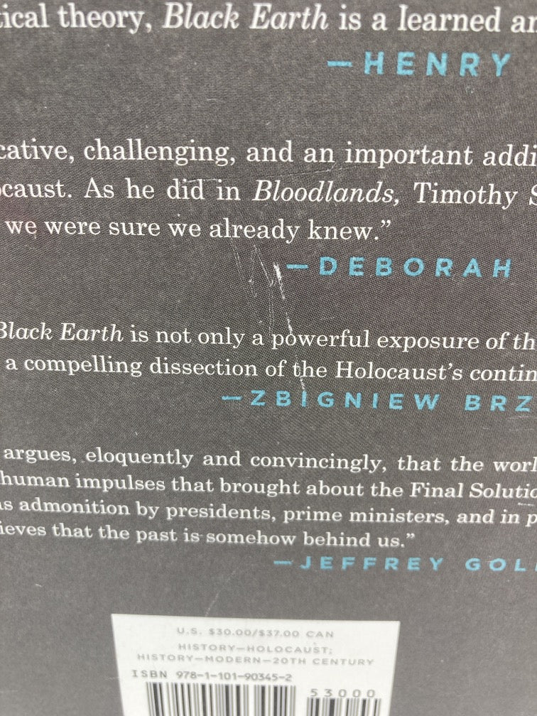 Black Earth: The Holocaust as History and Warning