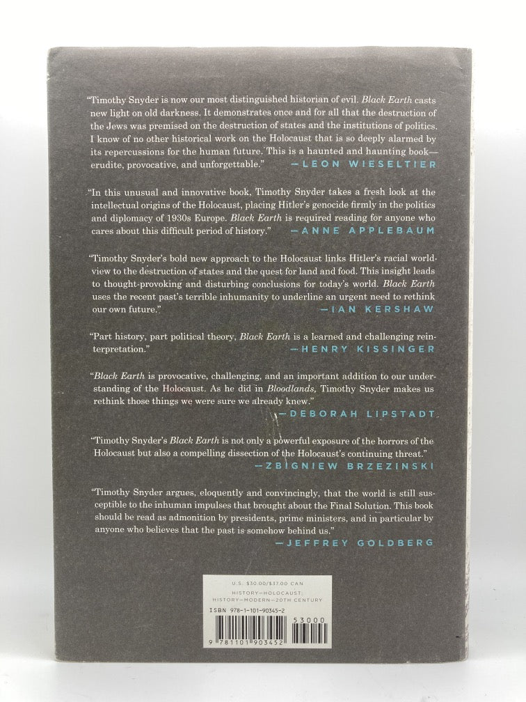 Black Earth: The Holocaust as History and Warning