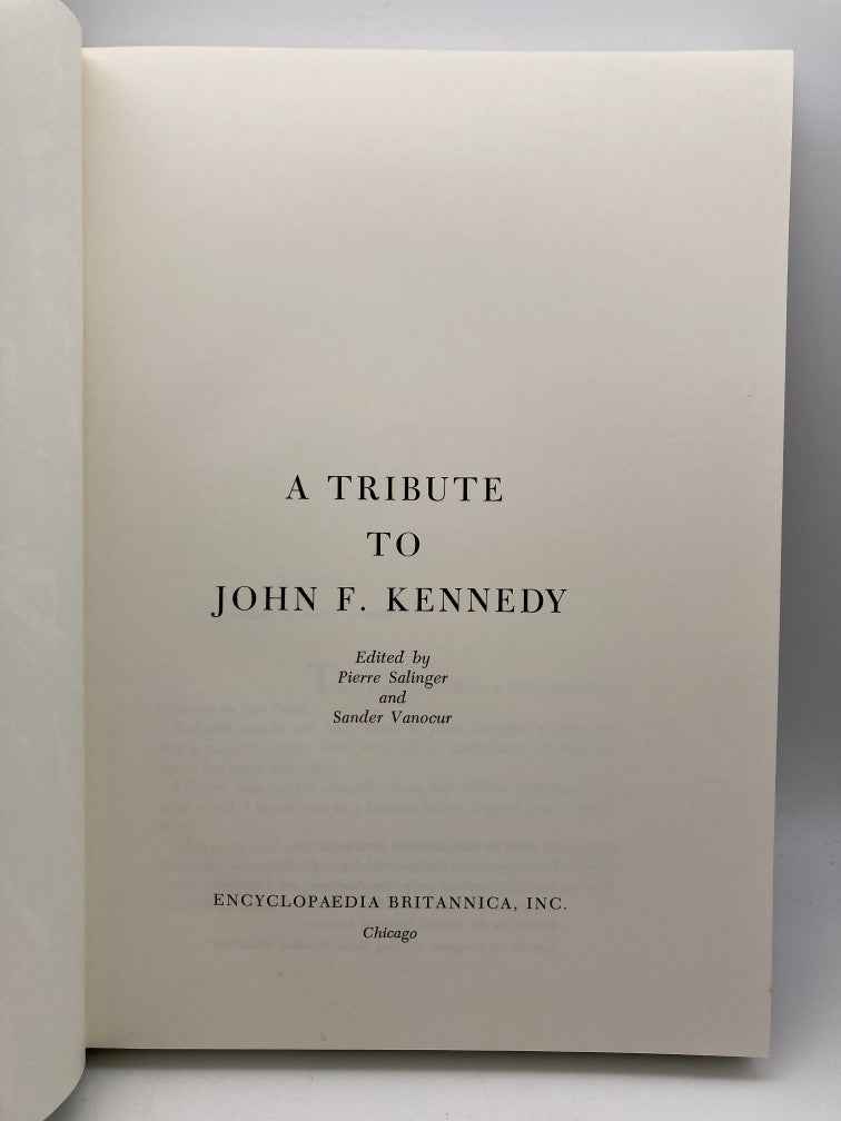 A Tribute to John F. Kennedy
