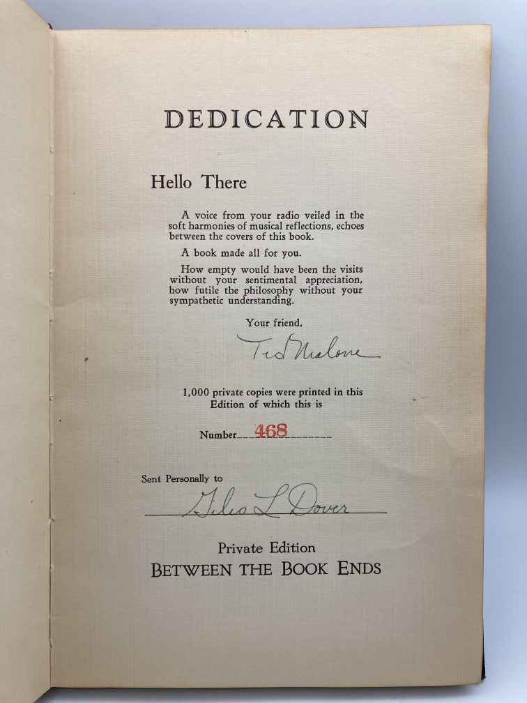 Between the Book Ends with Ted Malone