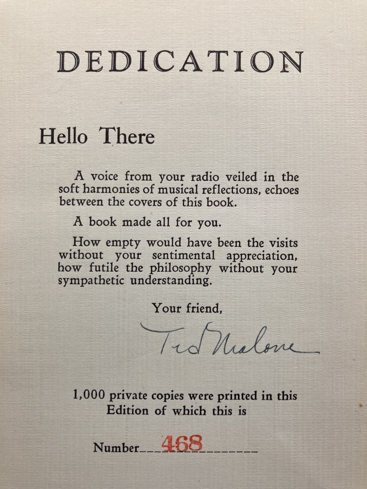 Between the Book Ends with Ted Malone