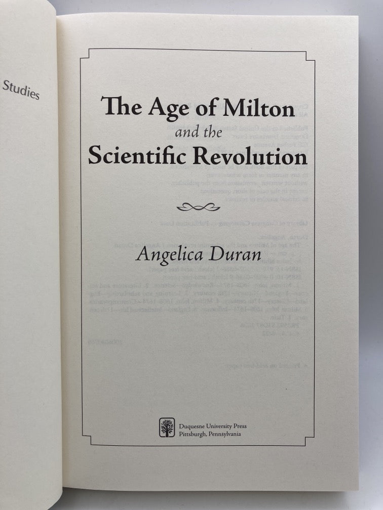 The Age of Milton and the Scientific Revolution