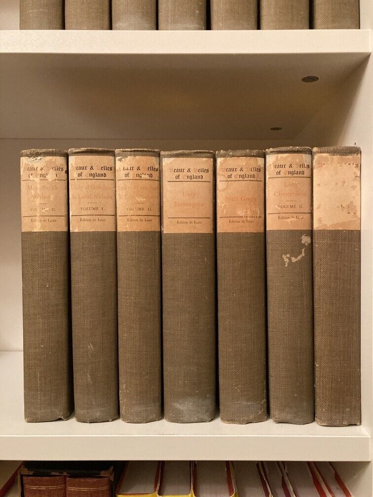 Beaux & Belles of England: 14 Volumes Limited Edition