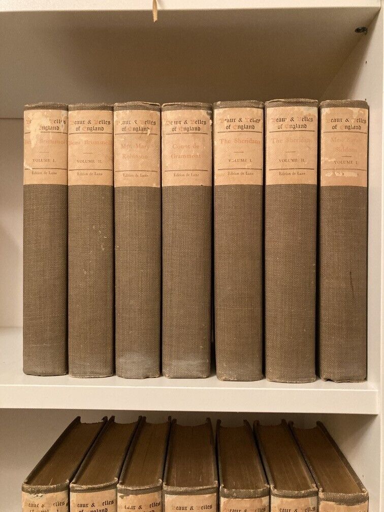 Beaux & Belles of England: 14 Volumes Limited Edition
