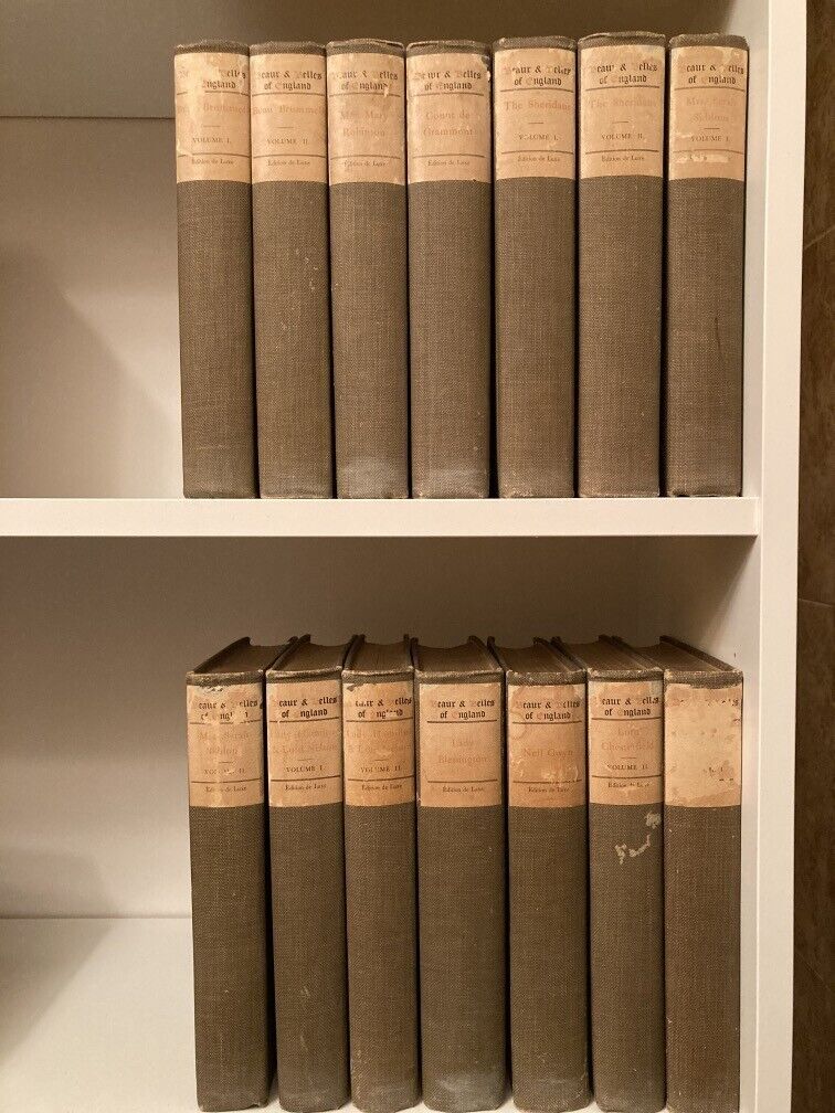 Beaux & Belles of England: 14 Volumes Limited Edition