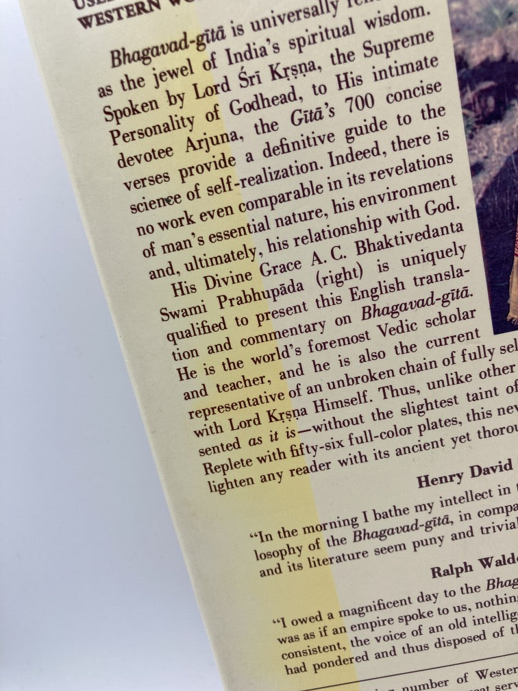 Bhagavad-Gita As It Is