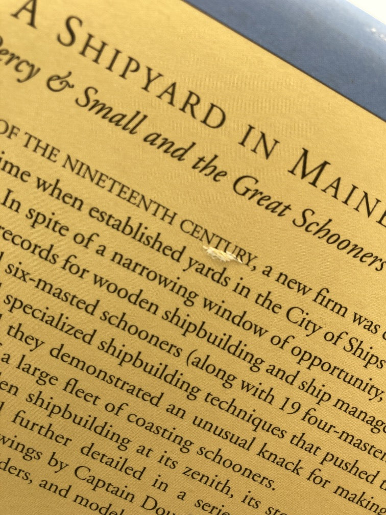 A Shipyard in Maine: Percy & Small and the Great Schooners