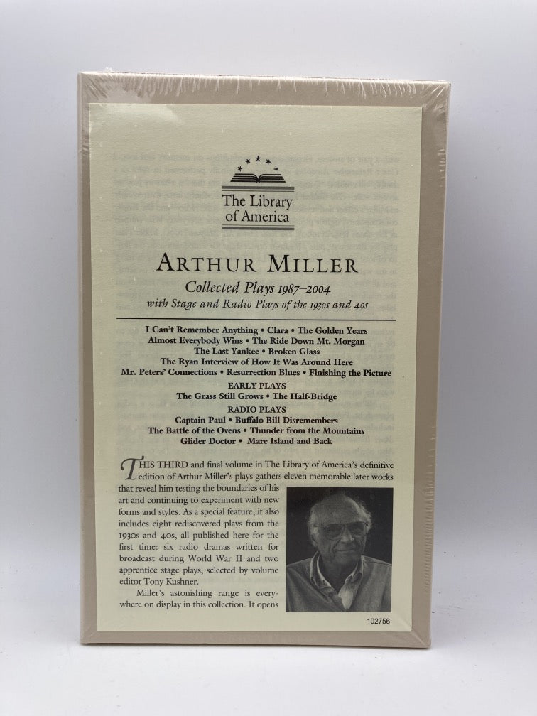 Arthur Miller: Collected Plays Vol. 3 1987-2004(Library of America #261)