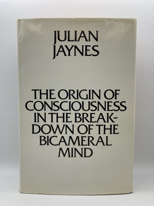 The Origin of Consciousness in the Breakdown of the Bicameral Mind