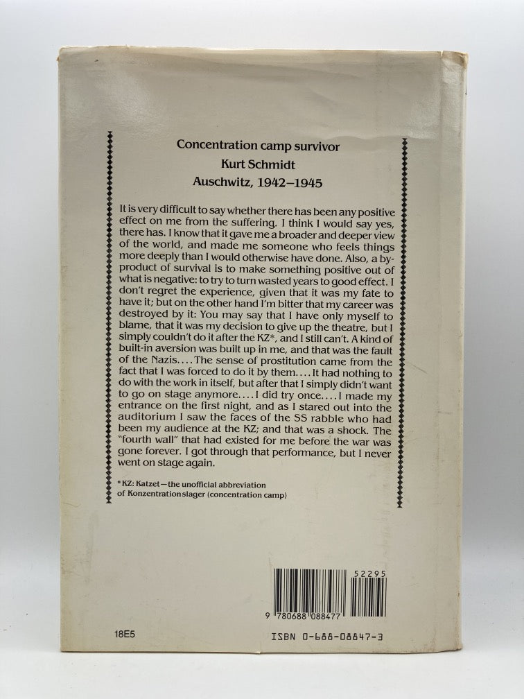 The Journey Back from Hell: An Oral History -- Conversations With Concentration Camp Survivors