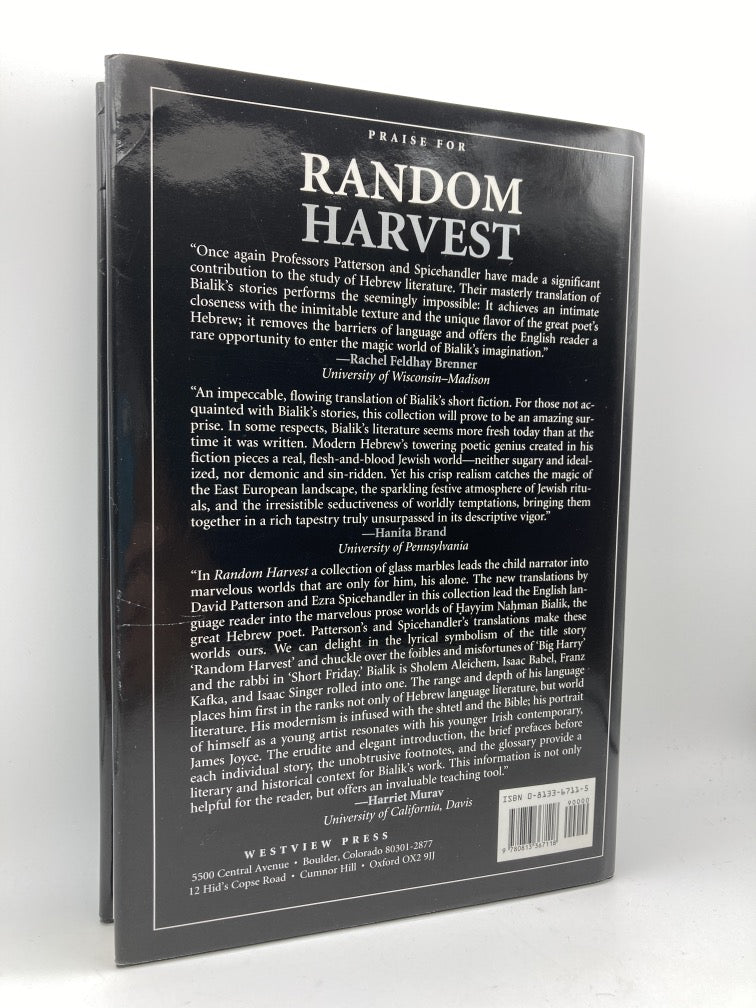 Random Harvest: The Novellas of C. N. Bialik