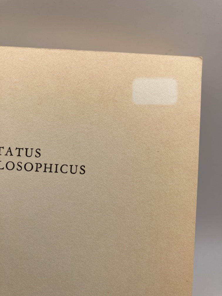 Tractatus Logico-Philosophicus