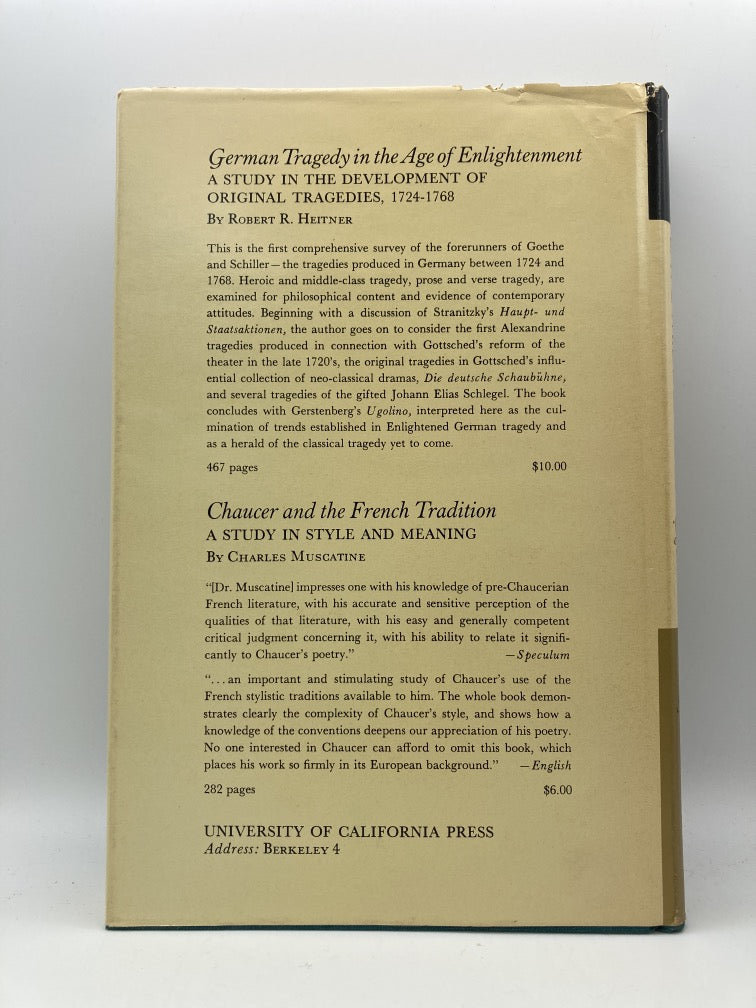 Nature and Love in the Late Middle Ages: An Essay on the Cultural Context of the Decameron