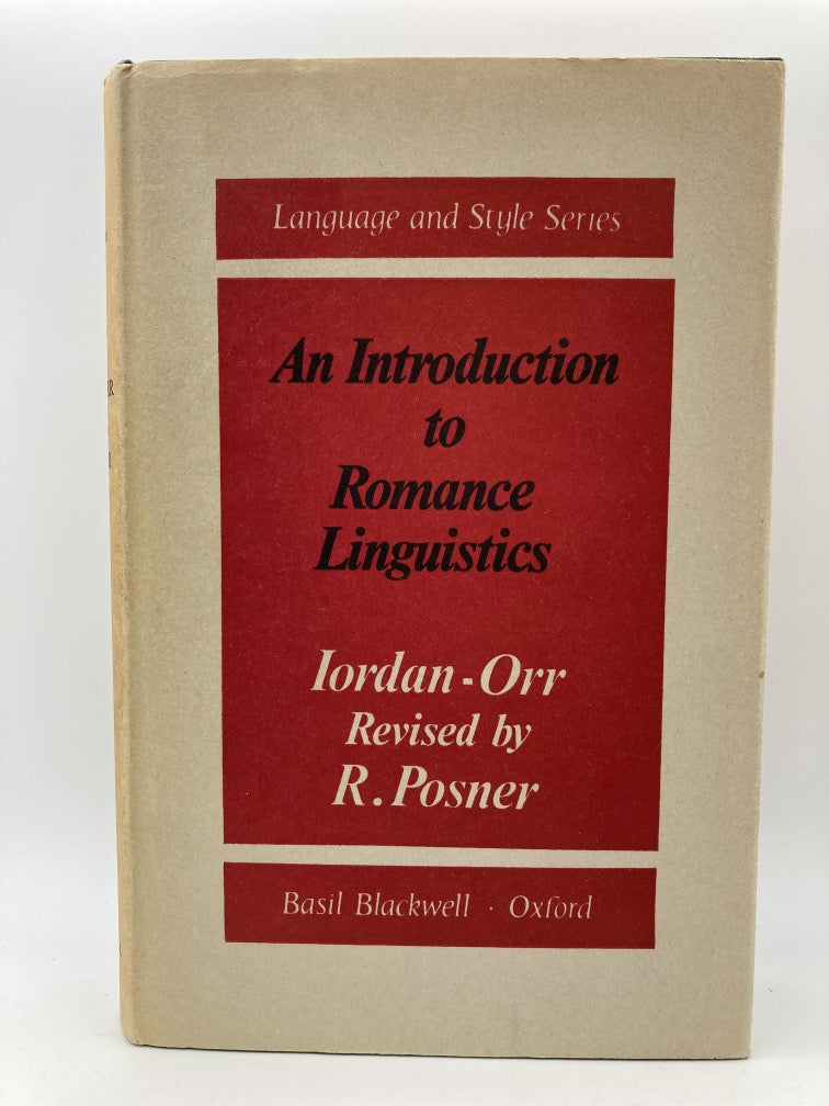 An Introduction to Romance Linguistics