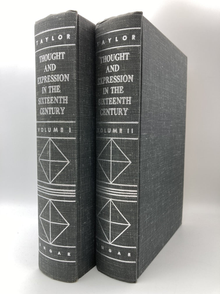 Thought and Expression in the Sixteenth Century - Volume I + II