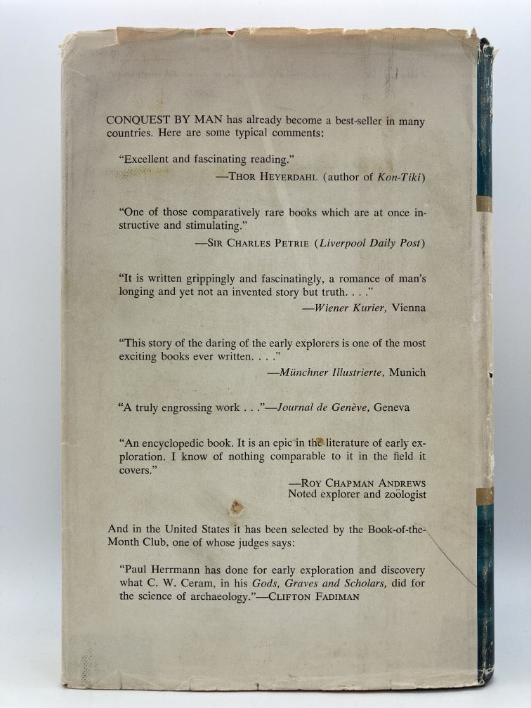 Conquest By Man: The Marvelous Story of The Men Who Discovered And Explored The Lands And Seas of Our World