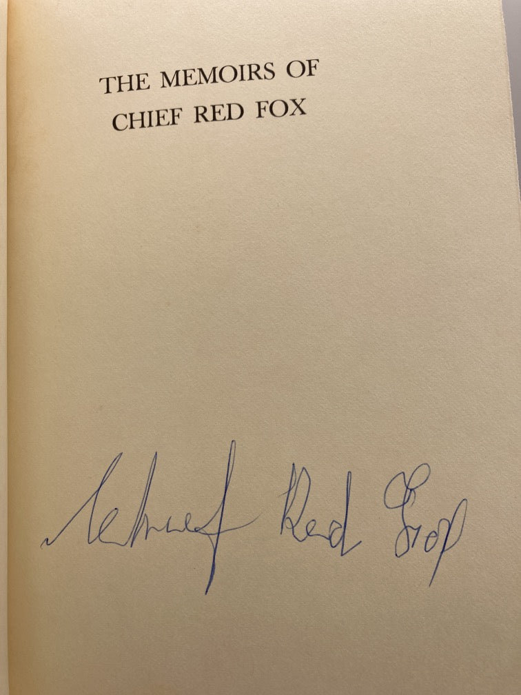 The Memoirs of Chief Red Fox