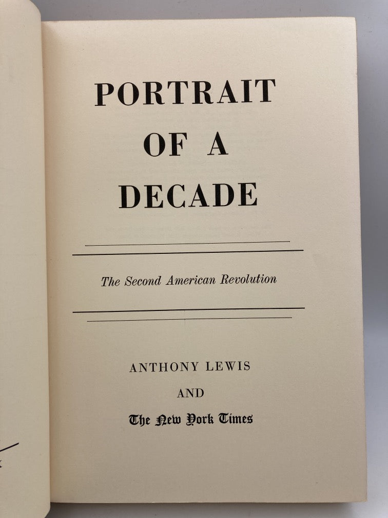 Portrait of a Decade: The Second American Revolution