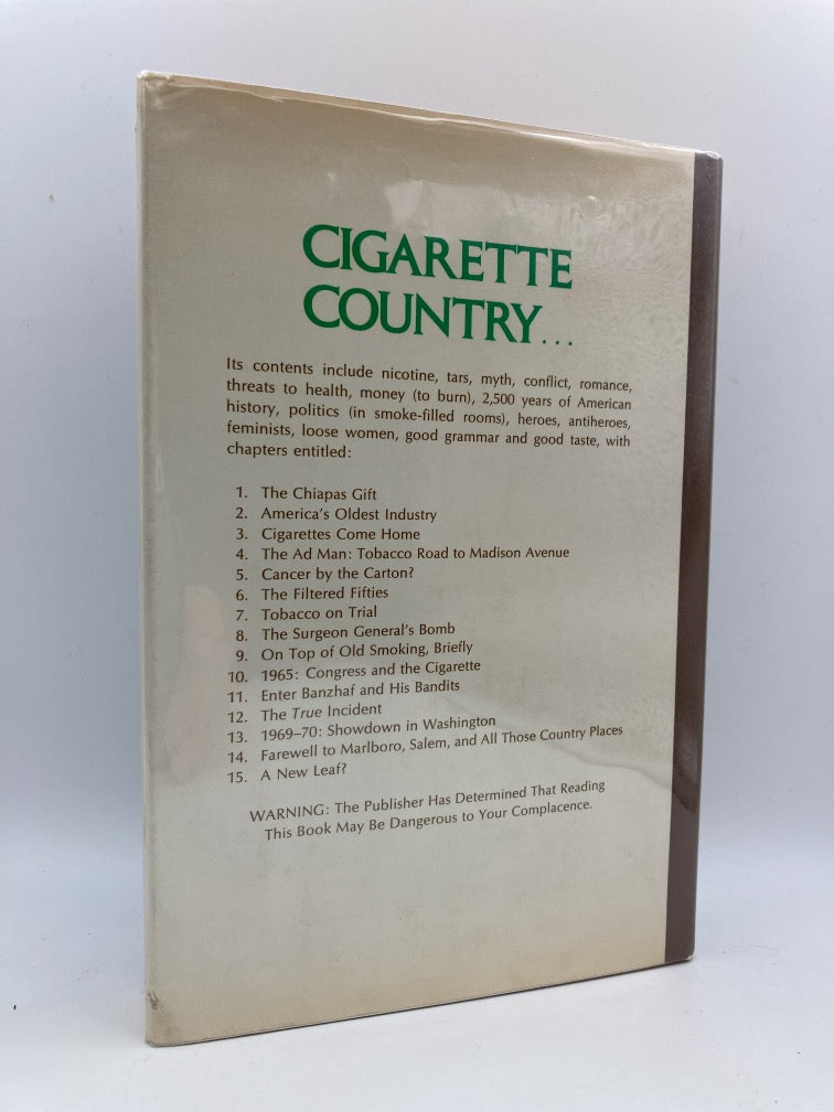 Cigarette Country: Tobacco in American History and Politics