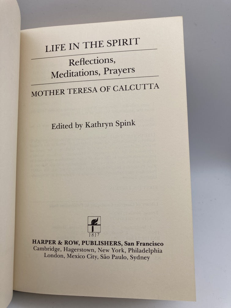 Life in the Spirit: Reflections, Meditations, Prayers