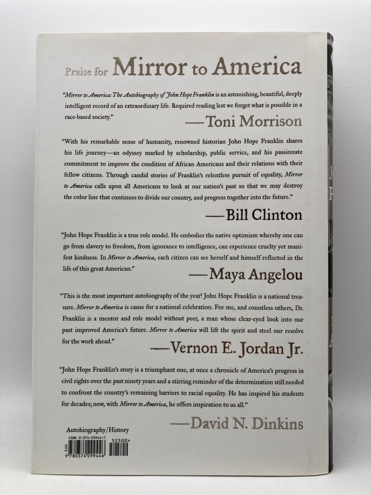 Mirror to America: The Autobiography of John Hope Franklin