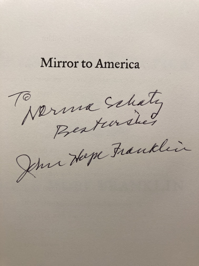 Mirror to America: The Autobiography of John Hope Franklin