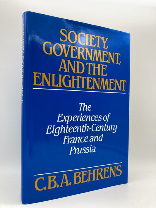 Society, Government and the Enlightenment