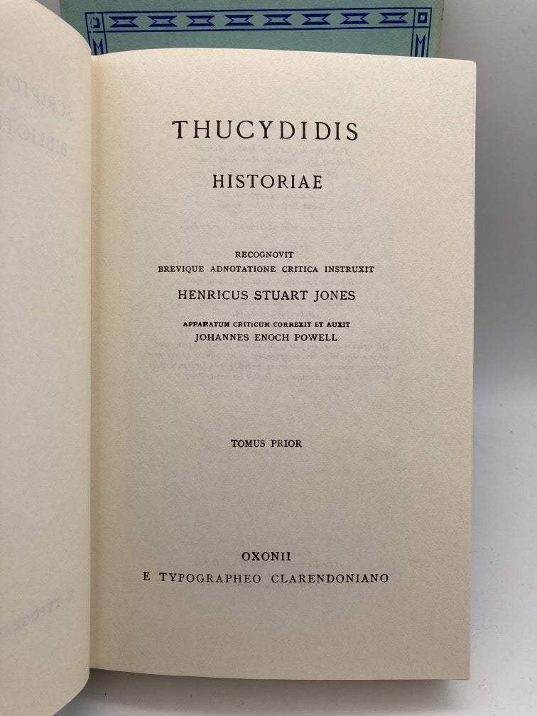 Thucydidis Historiae: Volumes I & II