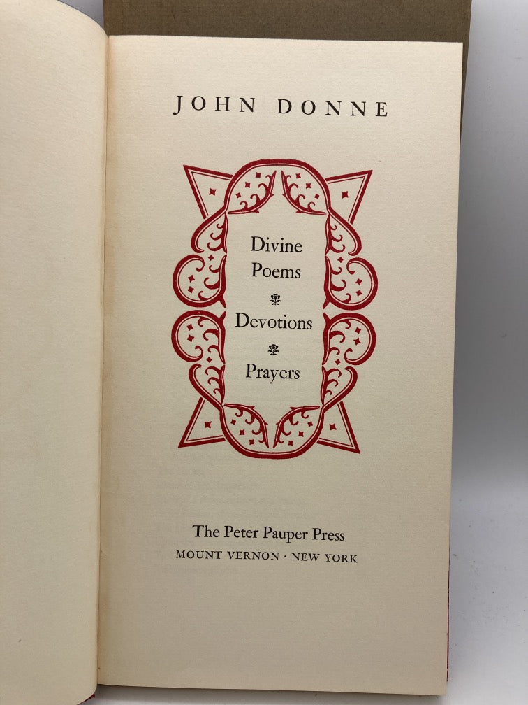 John Donne: Divine Poems, Devotions, Prayers