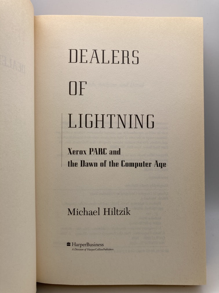 Dealers of Lightning: Xerox PARC and the Dawn of the Computer Age