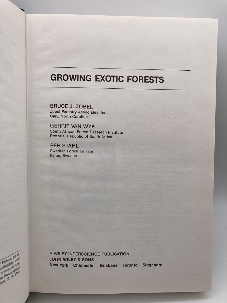 Growing Exotic Forests