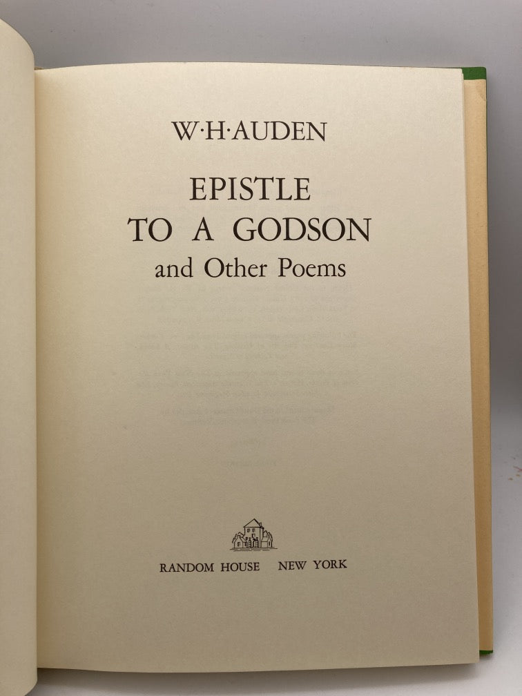 Epistle to a Godson and Other Poems