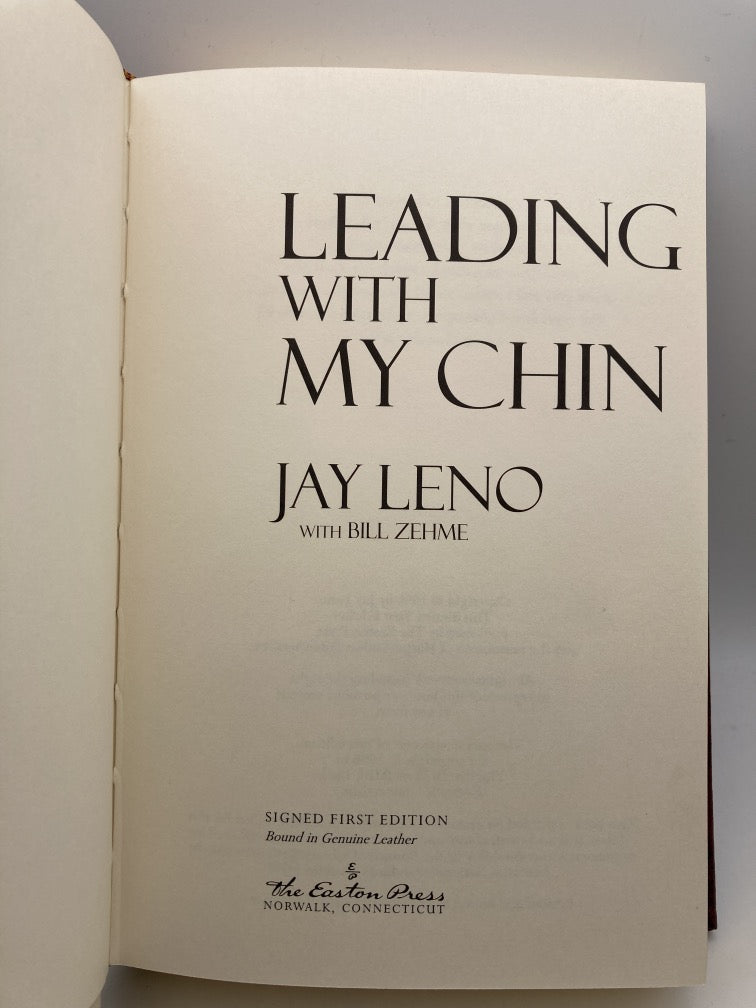 Leading With My Chin (Easton Press Signed First Edition)