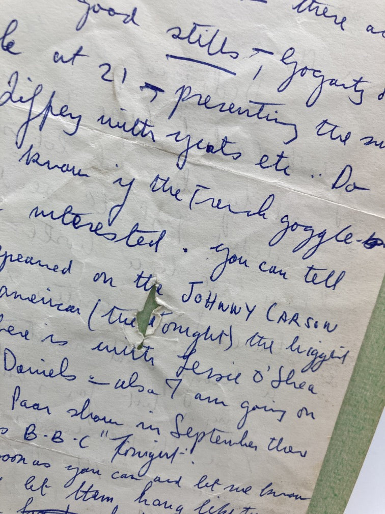 Oliver St. John Gogarty: A Poet and His Times (with letter written by author)