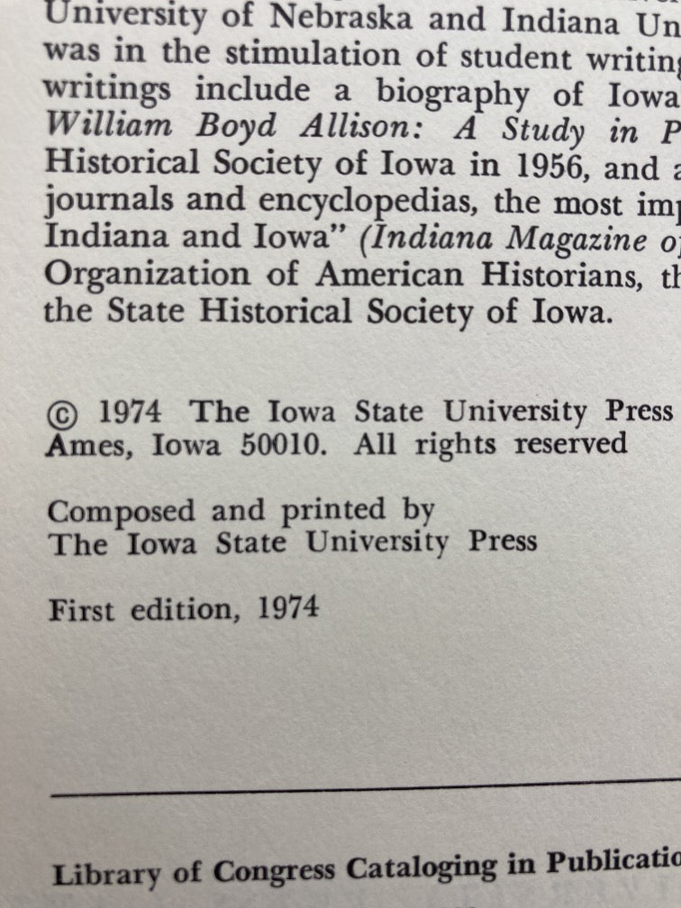 A History of Iowa