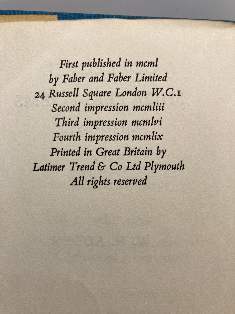 W.H. Auden: Collected Shorter Poems 1930-1944