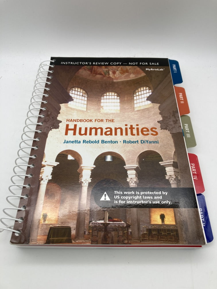 Handbook for the Humanities: Instructor's Review Copy